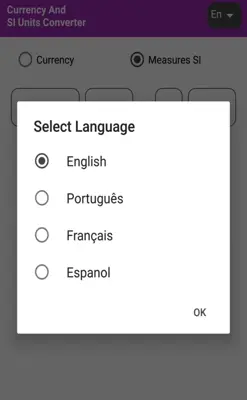 Currency And SI Units Converter android App screenshot 0