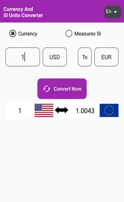 Currency And SI Units Converter android App screenshot 2